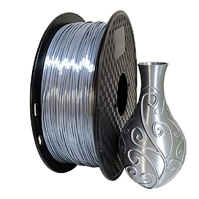 Srebrni PET-G filament na velikem kolutu 2,4kg 1,75mm